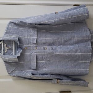 Ellen Tracey Linen Longsleeve top